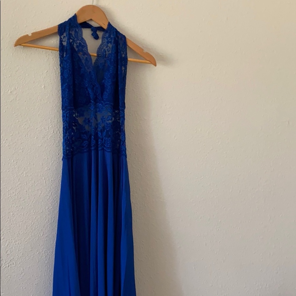 Blue dress